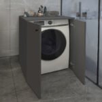 Έπιπλο πλυντηρίου Gray Megapap χρώμα ανθρακί 70x66x90εκ. - Image 3