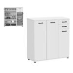 Βρες το Παπουτσοθήκη - Ντουλάπι Polly Megapap χρώμα λευκό 108x35x108εκ. σε μοναδική τιμή στο clickforshop.gr