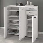 Παπουτσοθήκη - Ντουλάπι Polly Megapap χρώμα λευκό 108x35x108εκ. - Image 2