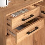 Παπουτσοθήκη - Ντουλάπι Polly Megapap χρώμα pine oak 108x35x108εκ. - Image 4