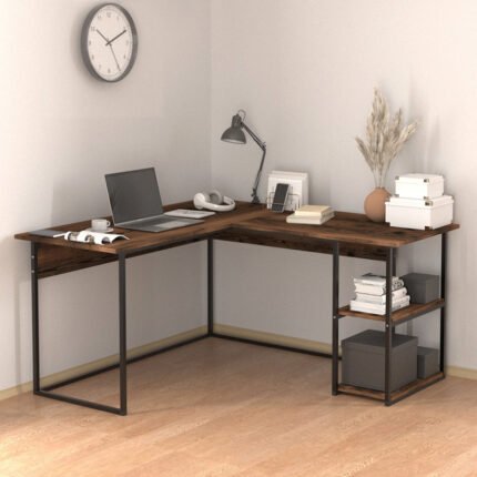 Βρες το Γραφείο εργασίας Delta Megapap χρώμα καπνιστή καρυδιά 147