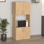 Βρες το Ντουλάπα κουζίνας Armado Megapap χρώμα sapphire oak 60x32x140εκ. σε μοναδική τιμή στο clickforshop.gr
