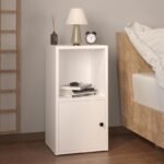 Βρες το Κομοδίνο Vito Megapap χρώμα λευκό 34x30x66