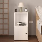Κομοδίνο Vito Megapap χρώμα λευκό 34x30x66,4εκ. - Image 3