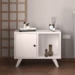 Κομοδίνο Rico Megapap χρώμα λευκό 65,2x30x49εκ. - Image 3