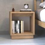 Κομοδίνο Gino Megapap χρώμα sapphire oak 40x35,3x45εκ. - Image 3