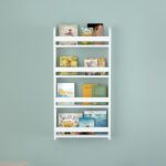 Επιτοίχια βιβλιοθήκη - ραφιέρα Montessori Megapap χρώμα λευκό 60x15x120εκ. - Image 3