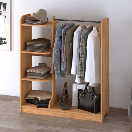 Βρες το Έπιπλο εισόδου Rozesme Megapap χρώμα pine oak 120x40x135εκ. σε μοναδική τιμή στο clickforshop.gr