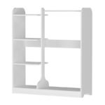 Έπιπλο εισόδου Rozesme Megapap χρώμα λευκό 120x40x135εκ. - Image 3