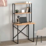 Βρες το Γραφείο εργασίας Pope Megapap χρώμα pine oak 73x52x146εκ. σε μοναδική τιμή στο clickforshop.gr