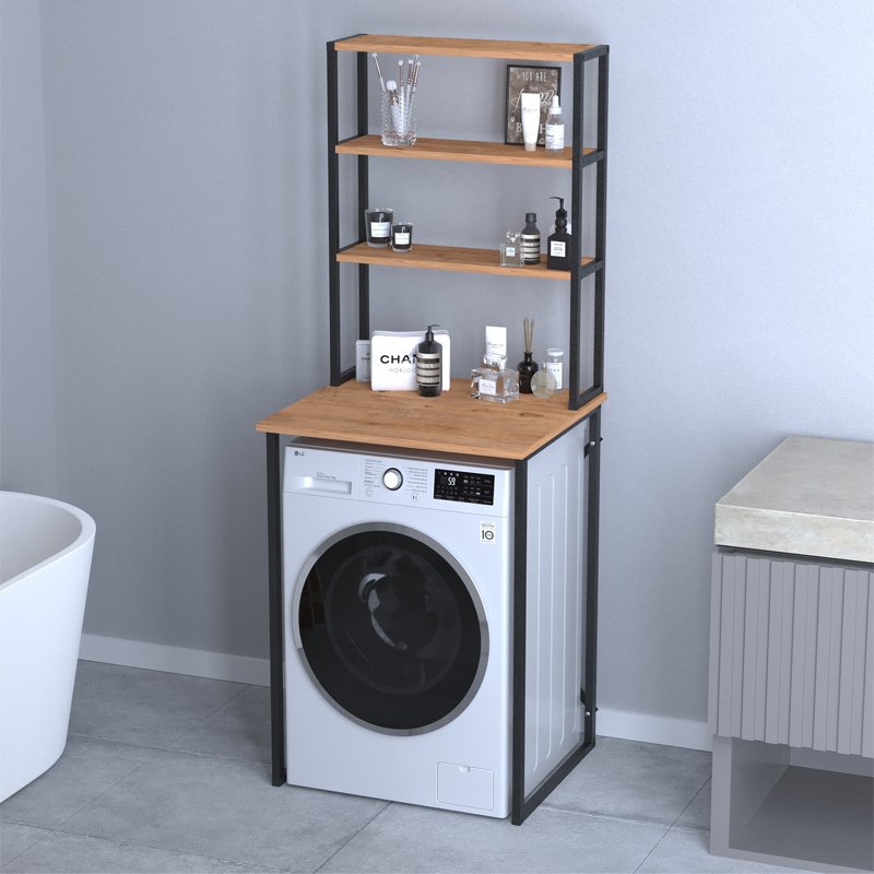 Έπιπλο πλυντηρίου Bobby Megapap χρώμα pine oak 67x60x178εκ. Βρες το Έπιπλο πλυντηρίου Bobby Megapap χρώμα pine oak 67x60x178εκ. σε μοναδική τιμή στο clickforshop.gr