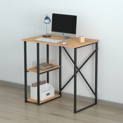 Βρες το Γραφείο εργασίας Verno Megapap χρώμα pine oak 90x59