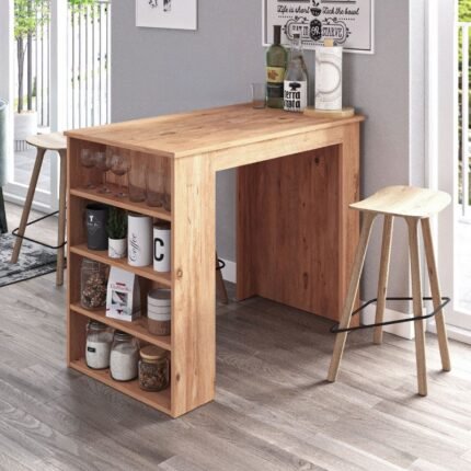 Βρες το Τραπέζι μπαρ Toska Megapap χρώμα pine oak 112