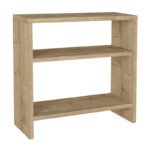 Τραπεζάκι βοηθητικό Silvanus Megapap χρώμα sapphire oak 51x17,5x49εκ. - Image 3