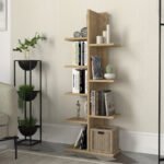 Βρες το Βιβλιοθήκη Tree Megapap χρώμα sapphire oak 45x21