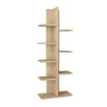 Βιβλιοθήκη Tree Megapap χρώμα sapphire oak 45x21,4x121,8εκ. - Image 4