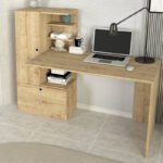Γραφείο εργασίας Domingo Megapap χρώμα sapphire oak 149,5x60x120εκ. - Image 5