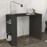 Βρες το Γραφείο εργασίας Netenia Megapap χρώμα ανθρακί 90x40x74εκ. σε μοναδική τιμή στο clickforshop.gr