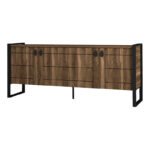 Μπουφές Ursula Megapap χρώμα καρυδί 180x40x77,6εκ. - Image 5