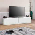 Βρες το Έπιπλο τηλεόρασης Ahenk Megapap χρώμα λευκό 160x31