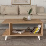 Τραπεζάκι σαλονιού Titus Megapap χρώμα sapphire oak 100x60x45εκ. - Image 2