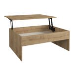 Τραπεζάκι σαλονιού Devon Megapap με σερβιτόρο χρώμα sapphire oak 110x60x44,8εκ. - Image 4
