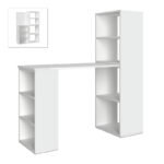 Βρες το Γραφείο εργασίας πολυμορφικό Last Megapap χρώμα λευκό 119x44