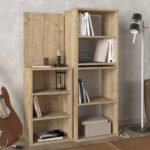 Γραφείο εργασίας πολυμορφικό Last Megapap χρώμα sapphire oak 119x44,7x123εκ. - Image 3