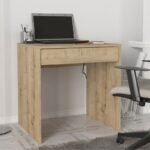 Βρες το Γραφείο εργασίας Mida Megapap χρώμα sapphire oak 72x60x73