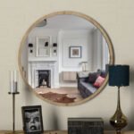 Βρες το Καθρέπτης τοίχου Glob Μegapap χρώμα sapphire oak 59x2x59εκ. σε μοναδική τιμή στο clickforshop.gr