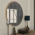 Καθρέπτης τοίχου Glob Μegapap χρώμα sapphire oak 59x2x59εκ. - Image 2