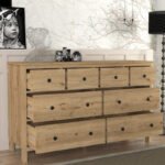 Συρταριέρα - Μπουφές Sabina Megapap χρώμα sepet oak 160x50x96εκ. - Image 2