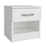 Κομοδίνο Lube Megapap χρώμα λευκό 40x28,2x40εκ. - Image 5