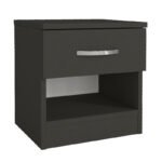 Κομοδίνο Lube Megapap χρώμα ανθρακί 40x28,2x40εκ. - Image 5