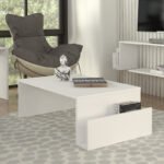 Τραπεζάκι σαλονιού Regnar Megapap χρώμα λευκό 100,6x55x31,8εκ. - Image 5