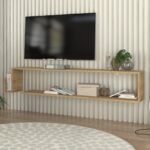 Βρες το Έπιπλο τηλεόρασης επιτοίχιο Regnar Megapap χρώμα sapphire oak 168