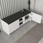 Παπουτσοθήκη Verly Megapap χρώμα λευκό 110x33,2x43εκ. - Image 4