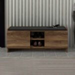 Παπουτσοθήκη Verly Megapap χρώμα καρυδί 110x33,2x43εκ. - Image 3