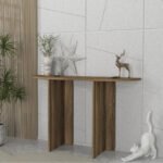 Βρες το Κονσόλα Cortado Megapap χρώμα καρυδί 120x35x75εκ. σε μοναδική τιμή στο clickforshop.gr