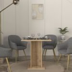 Τραπέζι Allos Megapap χρώμα sapphire oak 75x75x77εκ. - Image 5