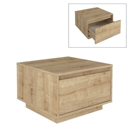 Βρες το Τραπεζάκι σαλονιού Pura Megapap χρώμα sapphire oak 60x60x40εκ. σε μοναδική τιμή στο clickforshop.gr