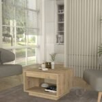 Τραπεζάκι σαλονιού Onda Megapap χρώμα sapphire oak 60x60x40εκ. - Image 3