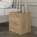 Βρες το Κομοδίνο Conve Megapap χρώμα sapphire oak 40x35x45εκ. σε μοναδική τιμή στο clickforshop.gr