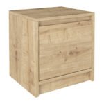 Κομοδίνο Conve Megapap χρώμα sapphire oak 40x35x45εκ. - Image 5