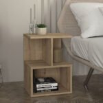 Βρες το Κομοδίνο - Τραπεζάκι βοηθητικό Entiero Megapap χρώμα sapphire oak 39