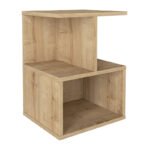 Κομοδίνο - Τραπεζάκι βοηθητικό Entiero Megapap χρώμα sapphire oak 39,8x35x54,6εκ. - Image 5