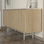 Μπουφές Rebel Megapap χρώμα rota oak - sandstone 150x45x76,5εκ. - Image 4