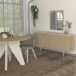 Μπουφές Rebel Megapap χρώμα rota oak - sandstone 150x45x76,5εκ. - Image 5