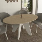Βρες το Τραπέζι Rebel Megapap χρώμα rota oak - sandstone 150x90x75εκ. σε μοναδική τιμή στο clickforshop.gr