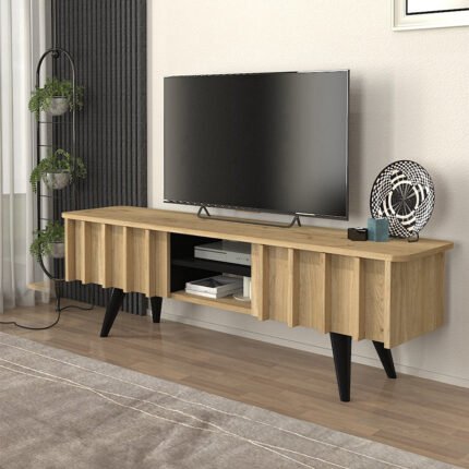 Βρες το Έπιπλο τηλεόρασης Gemma Megapap χρώμα sepet oak 150x35x46
